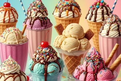 Ice Cream Menu With Pictures