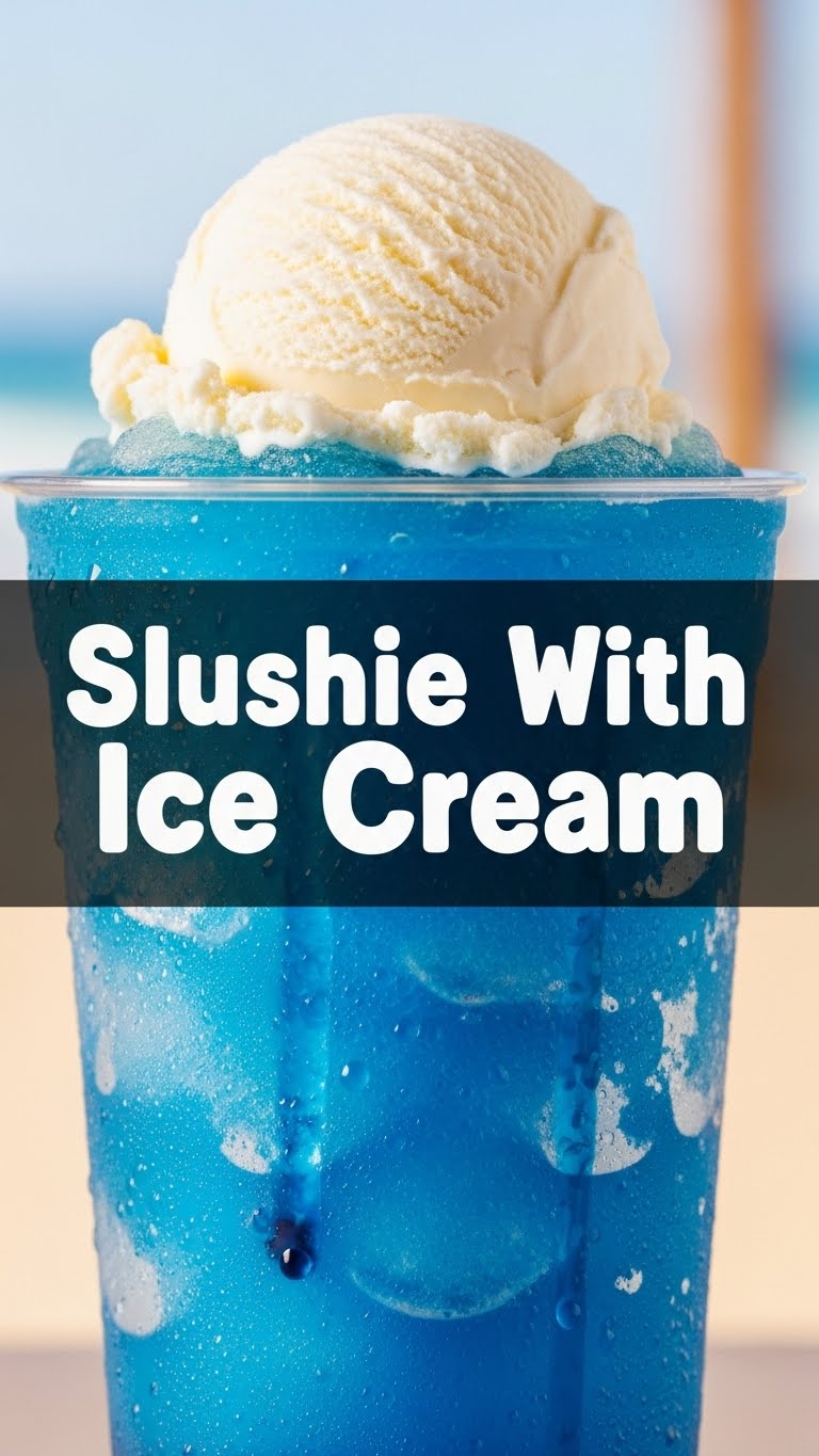 Slushie With Ice Cream