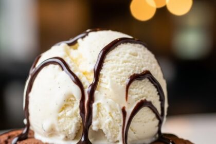 Ice Cream With Brownie