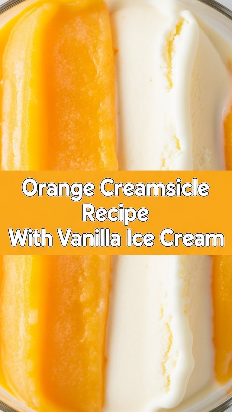 Orange Creamsicle Recipe With Vanilla Ice Cream