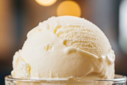 Coffee Jelly Dessert With Ice Cream