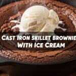 Cast Iron Skillet Brownie With Ice Cream