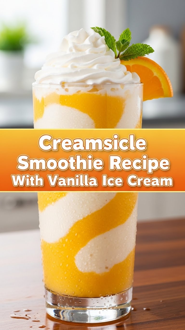 Creamsicle Smoothie Recipe With Vanilla Ice Cream