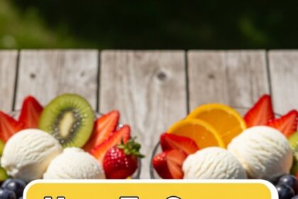 How To Serve Fruit With Ice Cream