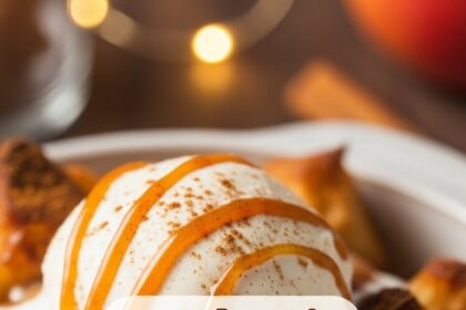 Apple Pie Bread Pudding With Ice Cream