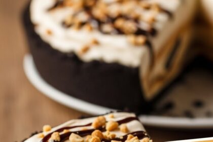 Peanut Butter Ice Cream Pie With Oreo Crust