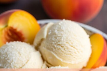 Peach Ice Cream Recipe With Sugar