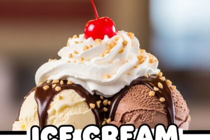 Ice Cream Sundae With Fudge