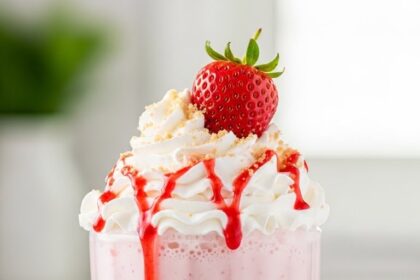 How To Make Strawberry Milkshake With Ice Cream