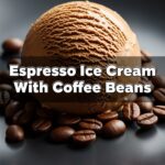 Espresso Ice Cream With Coffee Beans