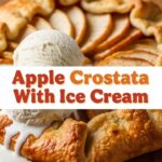 Apple Crostata With Ice Cream