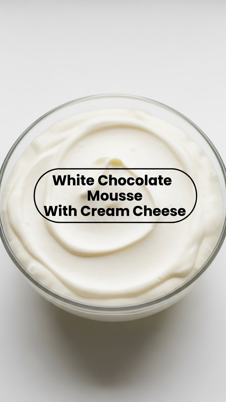 White Chocolate Mousse With Cream Cheese