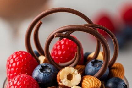 Chocolate Mousse With Toppings