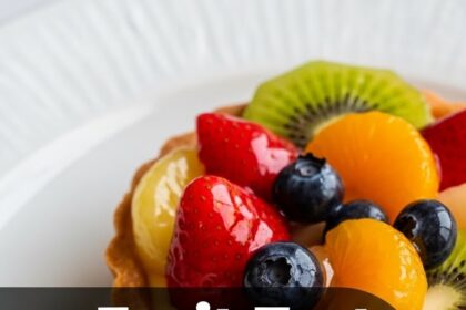Fruit Tart With Ice Cream