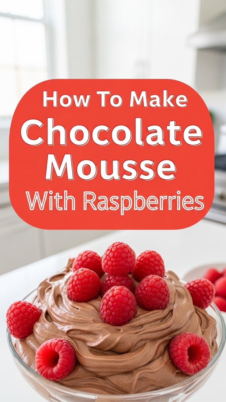 How To Make Chocolate Mousse With Raspberries