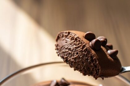 Homemade Mousse With Chocolate Chips