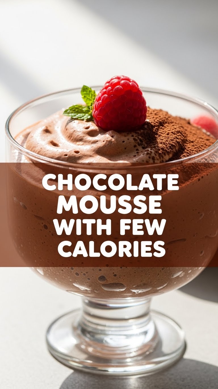 Chocolate Mousse With Few Calories