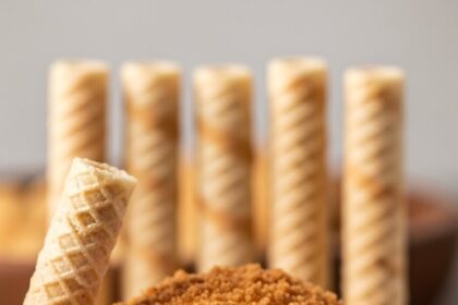 Fried Ice Cream With Vanilla Wafers