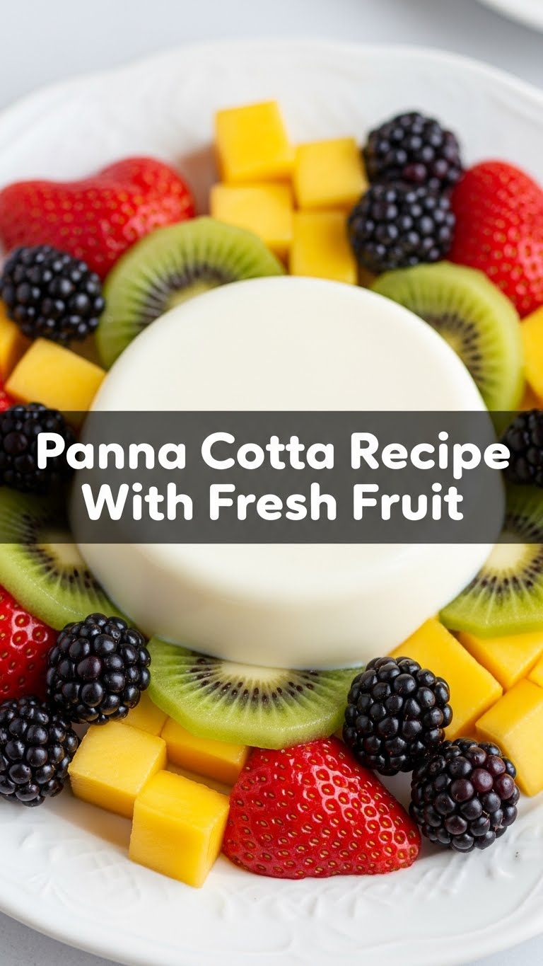 Panna Cotta Recipe With Fresh Fruit