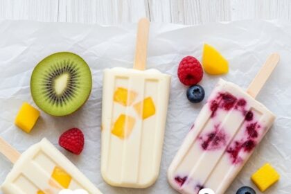 Homemade Popsicles With Yogurt
