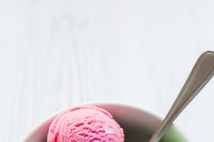 Bowl Of Soup With Ice Cream