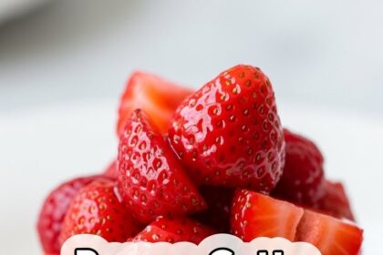 Panna Cotta With Macerated Strawberries