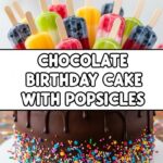 Chocolate Birthday Cake With Popsicles