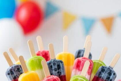 Chocolate Birthday Cake With Popsicles