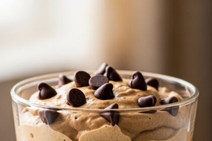 Coffee Mousse With Chocolate Chips