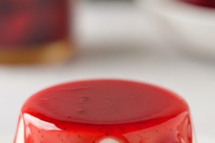 Panna Cotta With Cherry Sauce Recipe