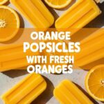 Orange Popsicles With Fresh Oranges