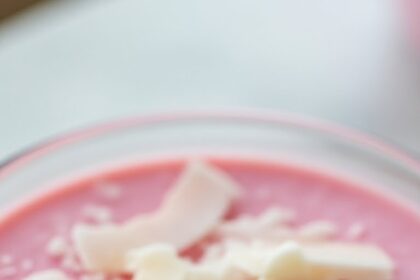 Strawberry Panna Cotta With Coconut Milk