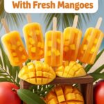 Mango Popsicles With Fresh Mangoes