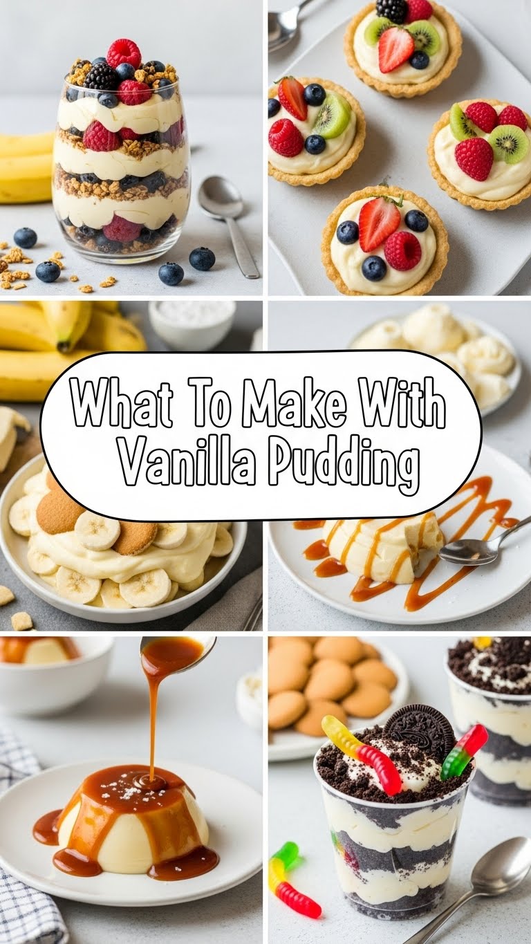 What To Make With Vanilla Pudding