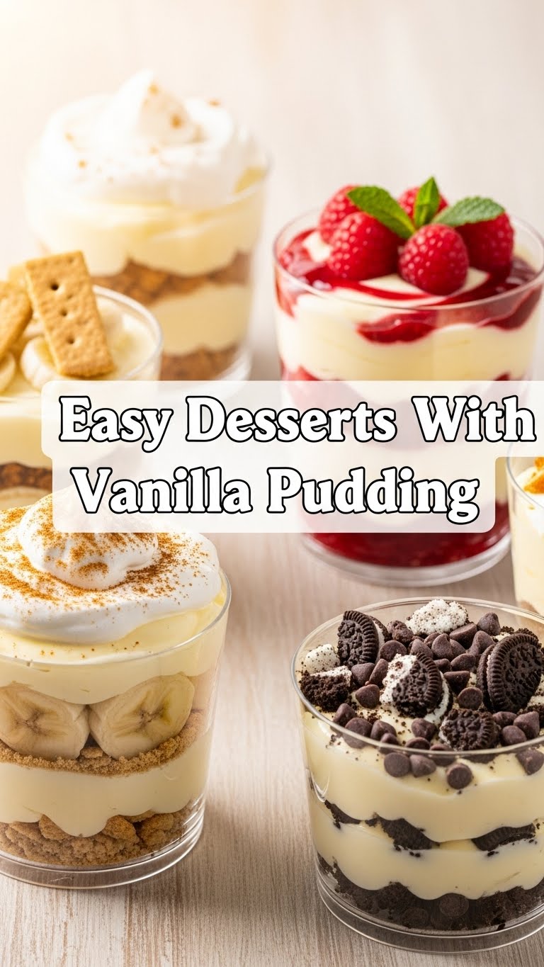 Easy Desserts With Vanilla Pudding