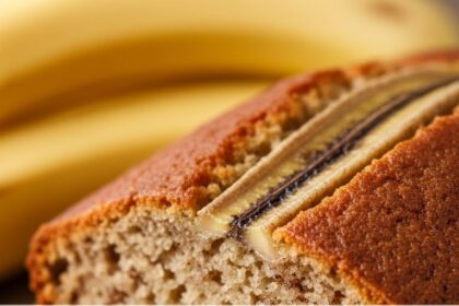 Banana Bread With Vanilla Pudding