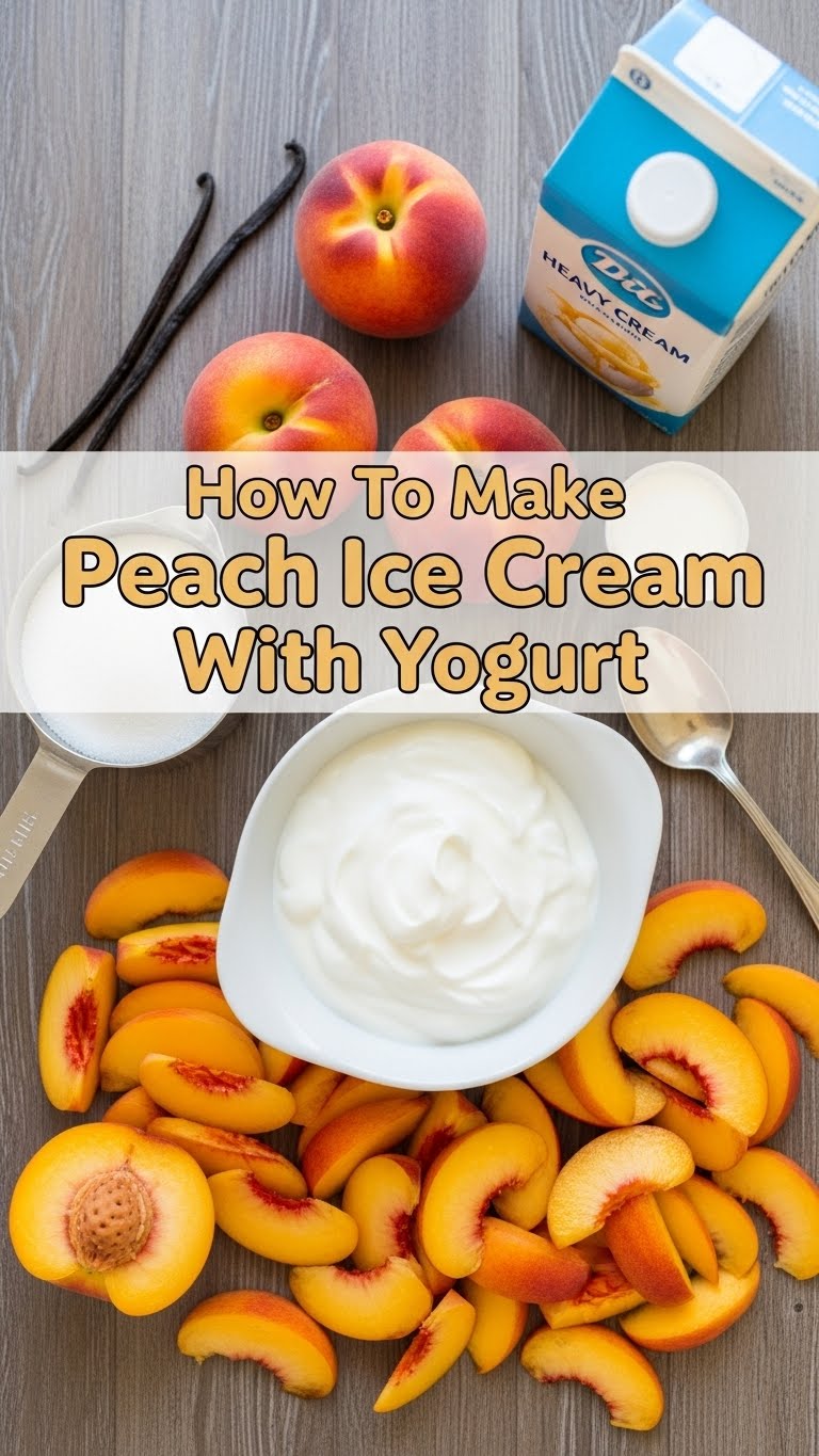How To Make Peach Ice Cream With Yogurt