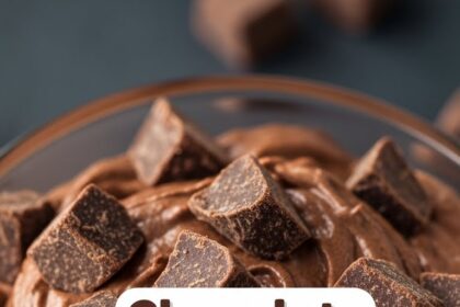 Chocolate Mousse With Chocolate Chunks