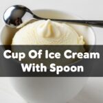 Cup Of Ice Cream With Spoon