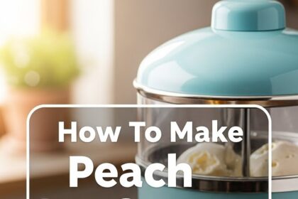 How To Make Peach Ice Cream With Honey