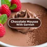 Chocolate Mousse With Garnish