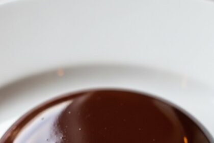 Chocolate Mousse Dessert With Mirror Glaze