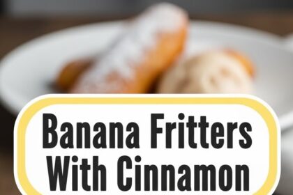 Banana Fritters With Cinnamon Ice-Cream