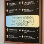 Menu With Ice Cream Options