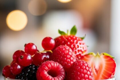Chocolate Mousse With Red Berries