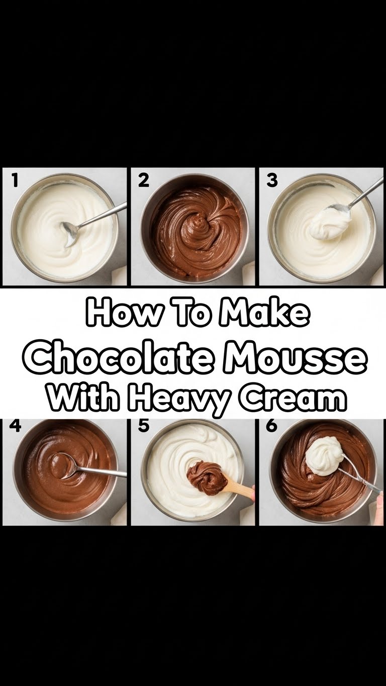 How To Make Chocolate Mousse With Heavy Cream