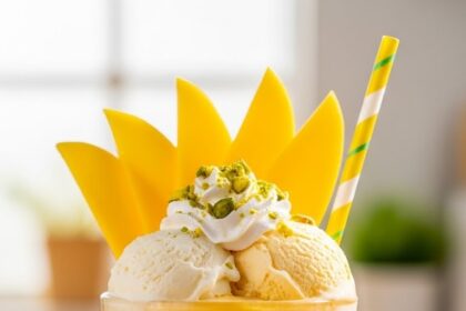 How To Make Mango Milkshake With Ice Cream