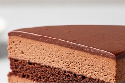 Vegan Chocolate Mousse Cake With Coconut Milk