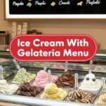 Ice Cream With Gelateria Menu