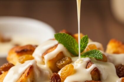 Bread Pudding With Vanilla Sauce Easy
